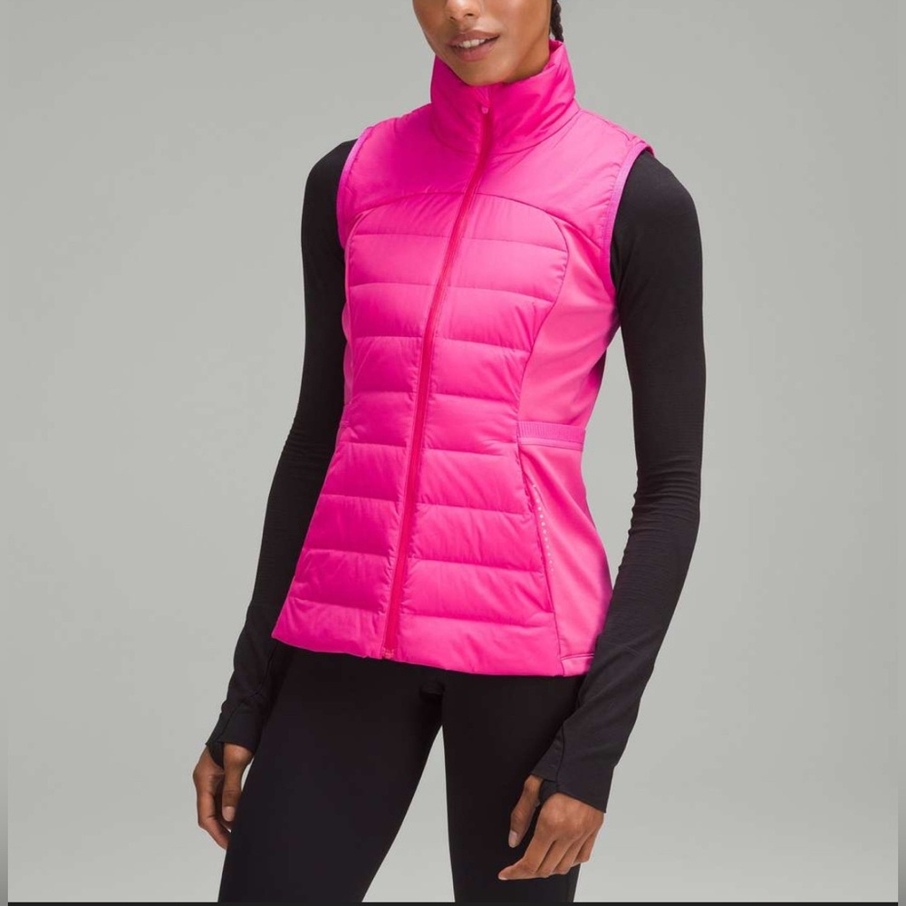 LIKE NEW lululemon Down For It All Vest in sonic pink